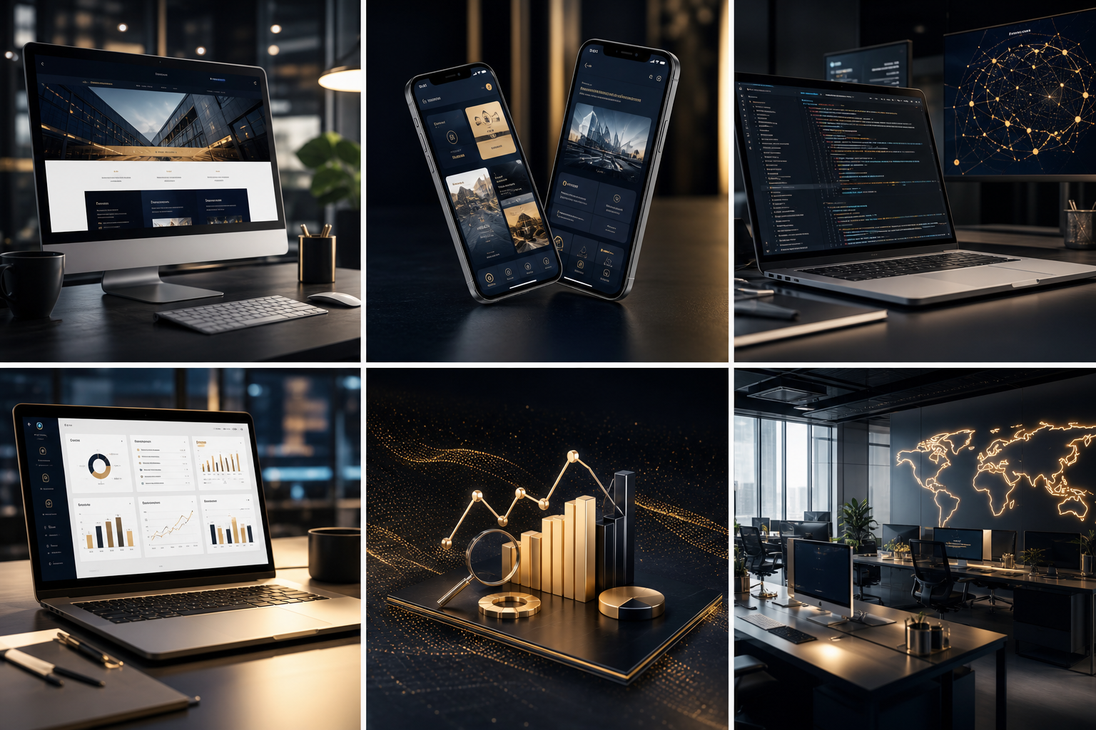 Dewberry premium services collage